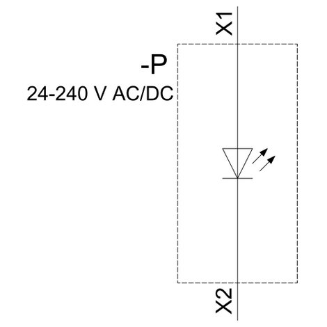 Siemens 3SU1401-1BH60-1AA0 LED modul Fehér 240 V 1 db 2. kép