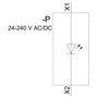 Siemens 3SU1401-1BH60-1AA0 LED modul Fehér 240 V 1 db 2. bélyegkép