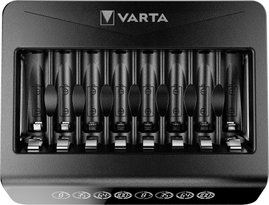 Hengeres akkutöltő, NiMH mikro (AAA), ceruza (AA), Varta LCD Multi-Plus