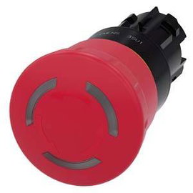 Siemens 3SU1001-1HB20-0AA0 Vészmegállító gomba nyomógomb IP66, IP67, IP69/IP69K 1 db