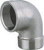 Metabo 0903064838 Hajlított csatlakozódarab 44,9 mm (1 1/2) BM, 47,81 mm (1 1/2) KM Nemesacél bélyegkép