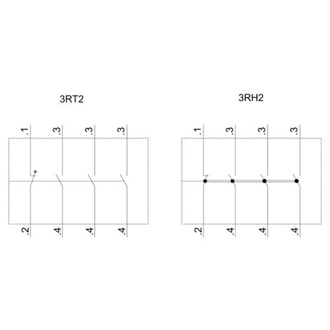 Siemens 3RH2911-1HA31 Védőkapcsoló tömb 1 db 2. kép