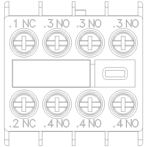 Siemens 3RH2911-1HA31 Védőkapcsoló tömb 1 db 4. kép