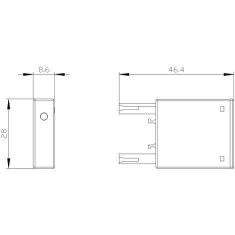 Siemens 3RT2916-1LM00 Túlfeszültség elleni védelem 70 V/DC 1 db 3. kép