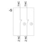 Siemens 3SU1400-1AA10-1EA0 Érintkező modul 2 nitó 1 db 2. bélyegkép