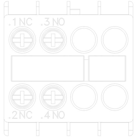 Siemens 3RH2911-1HA11 Védőkapcsoló tömb 1 db 4. kép