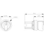 Siemens 3SU10022BL100AA0 3SU1002-2BL10-0AA0 Karos billenőkapcsoló Pecek Fekete 2 x 45 ° 1 db 2. bélyegkép