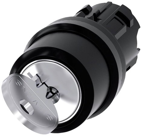Siemens 3SU10004BF010AA0 3SU1000-4BF01-0AA0 Kulcsos kapcsoló 1 x 90 ° IP66, IP67, IP69/IP69K 1 db