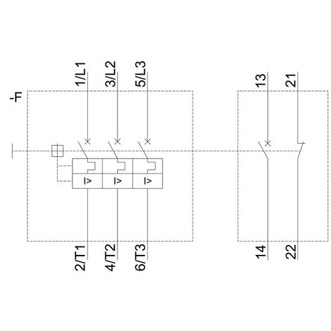 Siemens 3RV2011-1CA15 Teljesítménykapcsoló 1 db Beállítási tartomány (áram): 1.8 - 2.5 A Kapcsolási 2. kép