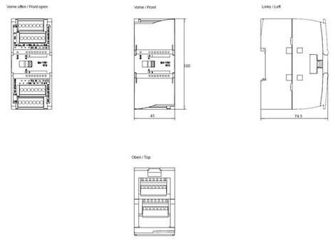 SPS analóg bemeneti modul Siemens 6ES7231-5PD32-0XB0 6ES72315PD320XB0 2. kép