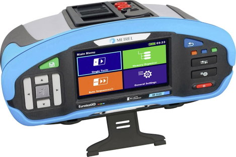 VDE telepítési tesztelő, ISO kalibrált, Metrel MI 3155 EU 20992697 3. kép
