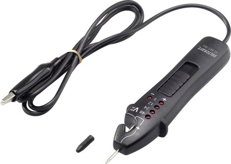 Kétpólusú autós feszültségvizsgáló 5-48 V CAT I LED, Voltcraft VC AET-100 3. kép