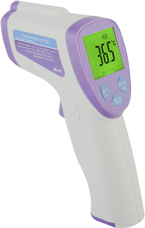 Érintésmentes infra lázmérő, Easypix ThermoGun TG2 3. kép