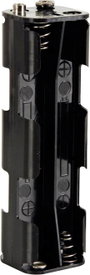 Velleman BH382B Elemtartó 8 Ceruza (AA) Patent csatlakozó (H x Sz x Ma) 108.5 x 31.5 x 29.5 mm bélyegkép