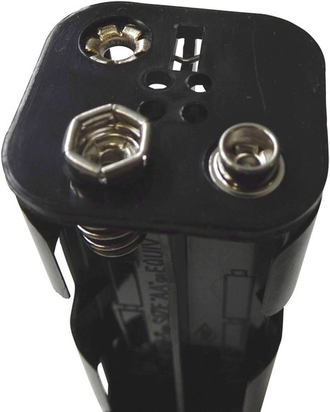Velleman BH382B Elemtartó 8 Ceruza (AA) Patent csatlakozó (H x Sz x Ma) 108.5 x 31.5 x 29.5 mm 3. kép