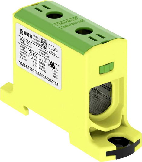 Ouneva Group VC05-0051 Elosztó tömb Sárga-zöld 1 db