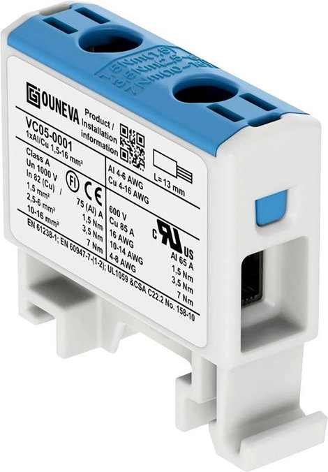 Ouneva Group VC05-0001 Elosztó tömb Kék 1 db