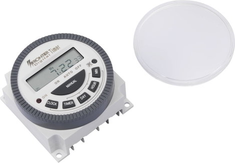 Előlapba építhető időkapcsoló óra Digitális 230 V/AC 4000 W 3. kép