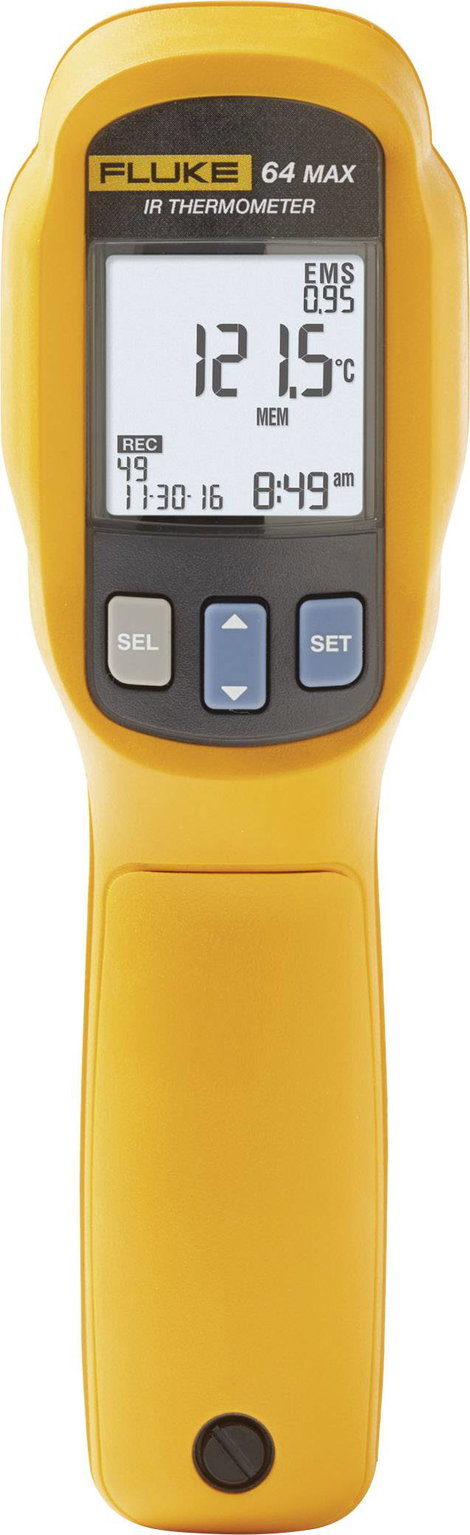 Infra hőmérő adatgyűjtővel -30...+600 °C, optika 20:1, Fluke 64 MAX 2. kép