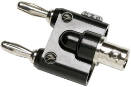 Fluke BP880 Mérőadapter BNC aljzat - Banándugó, 4 mm Egymásba rakható Fekete