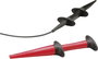 Fluke AC280 Biztonsági krokodilcsipesz készlet 4 mm-es alj CAT IV 600 V, CAT III 1000 V Piros, Feket 2. bélyegkép
