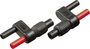Fluke PM9081 Mérőadapter BNC aljzat - lamellás dugó, 4 mm Érintésbiztos bélyegkép