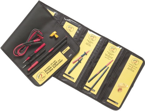 Fluke L215 Biztonsági mérővezeték készlet [Vizsgáló hegy, lamellás dugó, 4 mm - lamellás dugó, 4 mm] 2. kép