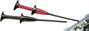 Fluke AC283A Biztonsági krokodilcsipesz készlet 4 mm-es alj CAT IV 600 V, CAT III 1000 V Piros, Feke 2. bélyegkép