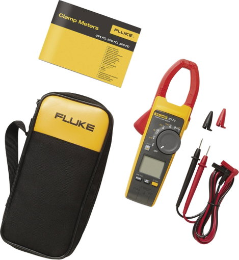 Digitális kézi lakatfogó és multiméter CAT III 1000 V, CAT IV 600 V 6000 digit, Fluke 375 FC 3. kép