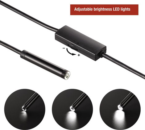 WiFi-s endoszkópkamera, szonda Ø 8 mm, hossz: 3,5 m, Basetech BSK-2035 11. kép