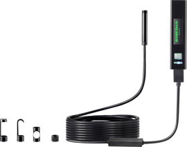 WiFi-s endoszkópkamera, szonda Ø 8 mm, hossz: 3,5 m, Basetech BSK-2035
