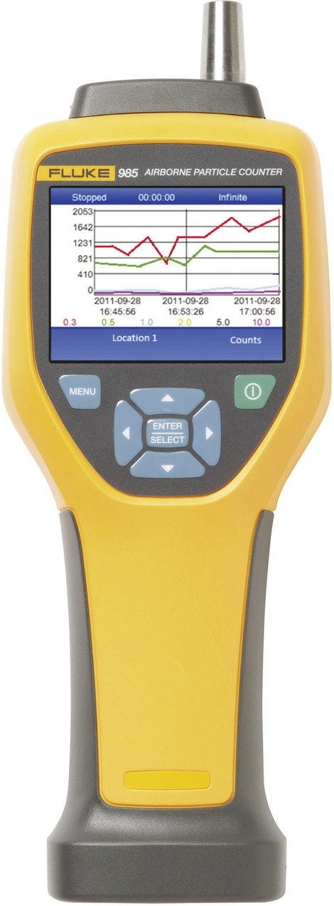 Fluke 985 Részecske számláló 0.3 - 10 µm 10. kép