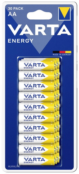 Varta ENERGY AA Bli 30 Ceruzaelem Alkáli mangán 1.5 V 30 db