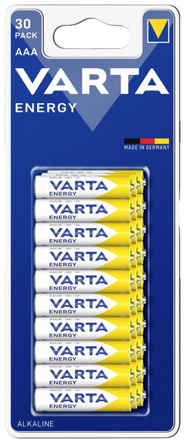 Varta Mikroelem ENERGY AAA Bli 30 Alkáli mangán 1.5 V 30 db