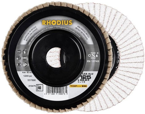 Rhodius 210474 LGA ALU Felületcsiszoló korong Ø 115 mm Furat átmérő 22.23 mm Nem vastartalmú fém 1 d