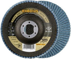 Rhodius 210480 LSZ F3 Felületcsiszoló korong Ø 115 mm Furat átmérő 22.23 mm Nemesacél 1 db