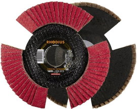 Rhodius 210654 VISION SPEED Felületcsiszoló korong Ø 115 mm Furat átmérő 22.23 mm Nemesacél 1 db