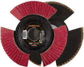 Rhodius 210655 VISION SPEED Felületcsiszoló korong Ø 115 mm Furat átmérő 22.23 mm Nemesacél 1 db