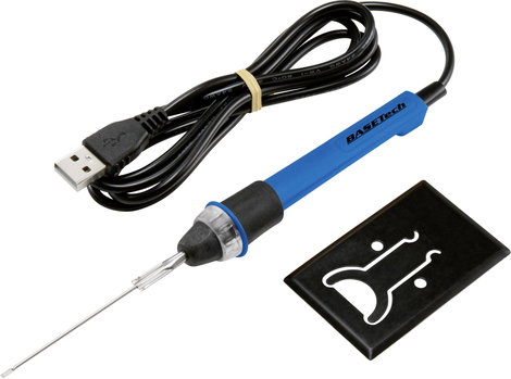 USB-s polisztirol habvágó állvánnyal 6 W 5 VDC 270 °C, Basetech LWK-175 4. kép