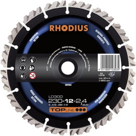 Rhodius 304462 LD300 Gyémánt bevonatú vágótárcsa Ø 125 mm Furat átmérő 22.23 mm Beton 1 db