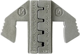TOOLCRAFT PLE-0I4 TO-6483003 Krimpelő betét Laposdugasz 0.1 - 2.5 mm² Alkalmas márka TOOLCRAFT PZ-50