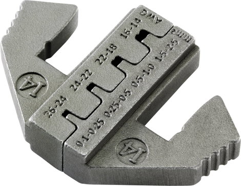 TOOLCRAFT PLE-0I4 TO-6483003 Krimpelő betét Laposdugasz 0.1 - 2.5 mm² Alkalmas márka TOOLCRAFT PZ-50 3. kép