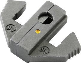 TOOLCRAFT PLE-0A6 2161002 Krimpelő pecsét Szigetelt laposérintkezős hüvelyek 4.0 - 6.0 mm² Alkalmas 