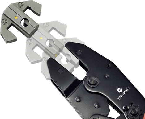 TOOLCRAFT PLE-0A6 2161002 Krimpelő pecsét Szigetelt laposérintkezős hüvelyek 4.0 - 6.0 mm² Alkalmas  2. kép