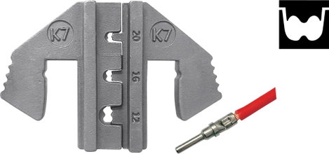 TOOLCRAFT PLE-0K7 2161003 Krimpelő betét 0.5 - 4 mm² német Alkalmas márka TOOLCRAFT PZ-500 2. kép