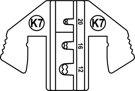 TOOLCRAFT PLE-0K7 2161003 Krimpelő betét 0.5 - 4 mm² német Alkalmas márka TOOLCRAFT PZ-500 9. kép