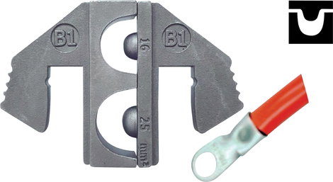 TOOLCRAFT PLE-0B1 2161946 Krimpelő pecsét Szigeteletlen kábelsaruk 16 - 25 mm² Alkalmas márka TOOLCR 4. kép
