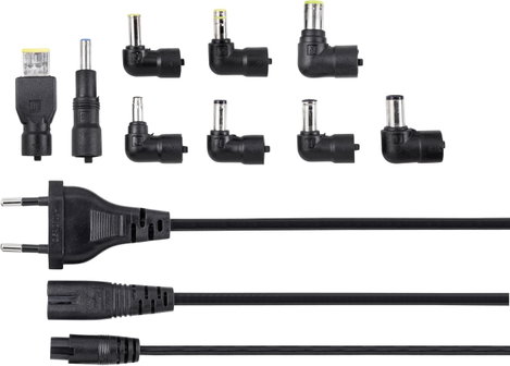 VOLTCRAFT NPS-65-N Notebook tápegység 65 W 3.5 A Szabályozható kimeneti feszültség 6. kép