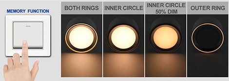 Nordlux 47540132 Fallon LED-es ráépíthető lámpa 8.5 W N/A Fehér, Nemesacél (matt) 2. kép