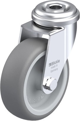 Blickle 354506 LRA-TPA 75G Beálló görgő KerékØ: 75 mm Teherbírás (max.): 75 kg 1 db